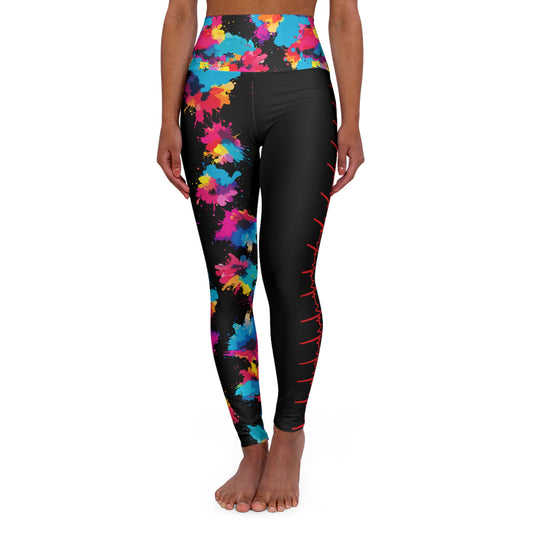 High Waisted Yoga Leggings (AOP)