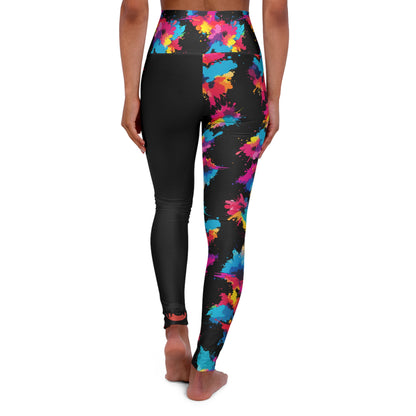 High Waisted Yoga Leggings (AOP)