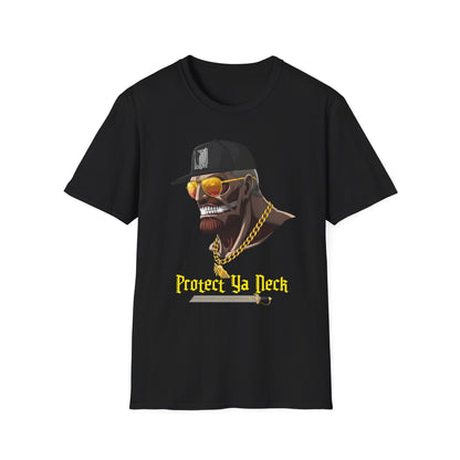 Cool Graphic Tee - Protect Ya Neck Unisex Softstyle T-Shirt, Streetwear Shirt, Hip Hop Apparel, Casual Outfit, Gift Idea, Trendy Fashion