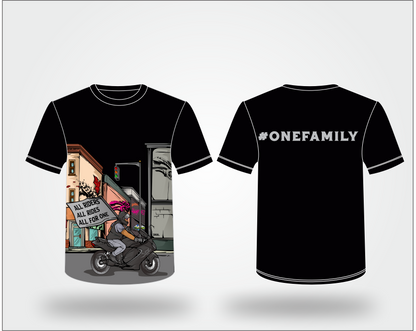 Motorcycle Fundraiser T-Shirt  (#OneFamily)